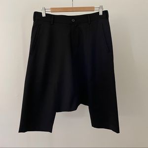 Comme Ded Garçons Black Label Black Shorts. Size S.